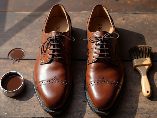 回力皮鞋，棕色皮革鞋面，经典商务款式，适合正式场合穿着